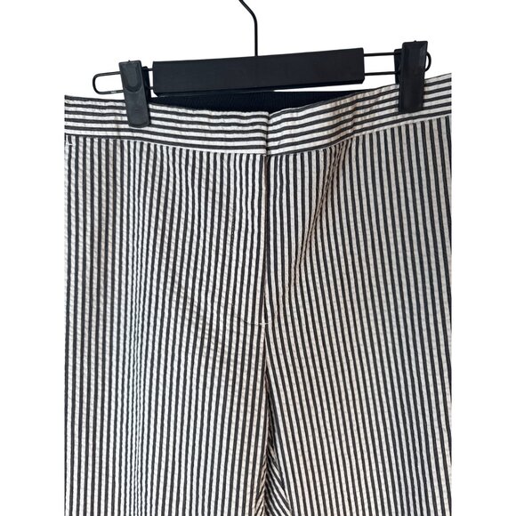 2/$30 ZARA Seersucker Slacks XL Black & White Cotton/Polyester Blend - Picture 9 of 16